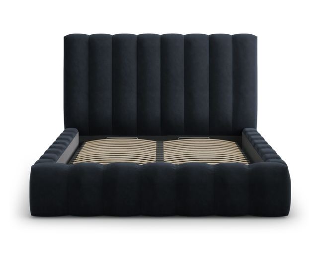 Łóżko Micadoni Home, Kelp, Ciemnoniebieski