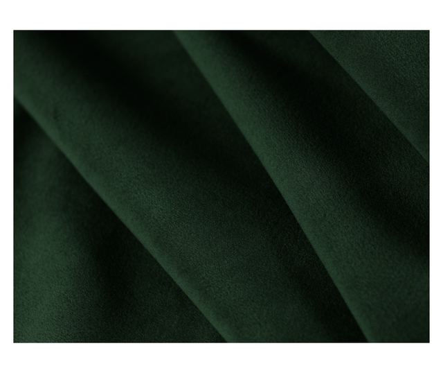 Ъглов диван с U-образна форма Milo Casa Carlo, тъмнозелен