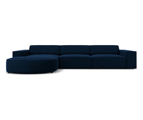 Kutna garnitura Micadoni Home 536240, Jodie, kraljevsko plava, 70x166x284 cm
