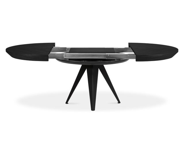 Разтегателна маса Windsor & Co, Magnus, цвят черен дъб