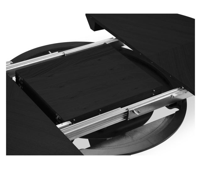 Разтегателна маса Windsor & Co, Magnus, цвят черен дъб