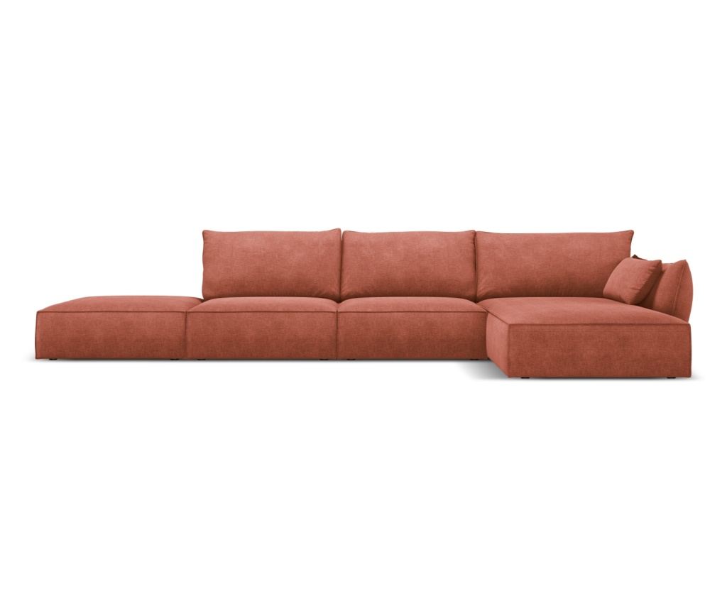 Sarokkanapé Mazzini 840211, Vanda, Terracotta, 85x171x364 cm - 2