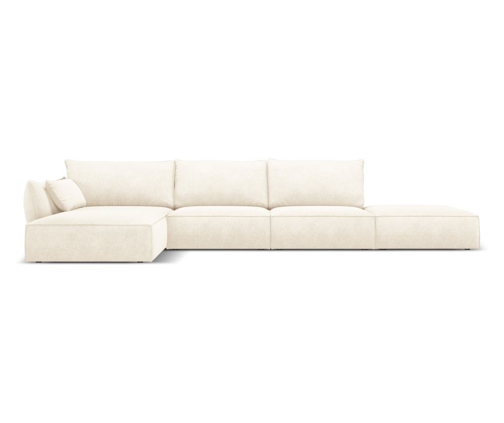 Sarokülőgarnitúra Mazzini 840211, Vanda, világosbézs, 85x171x364 cm - 2