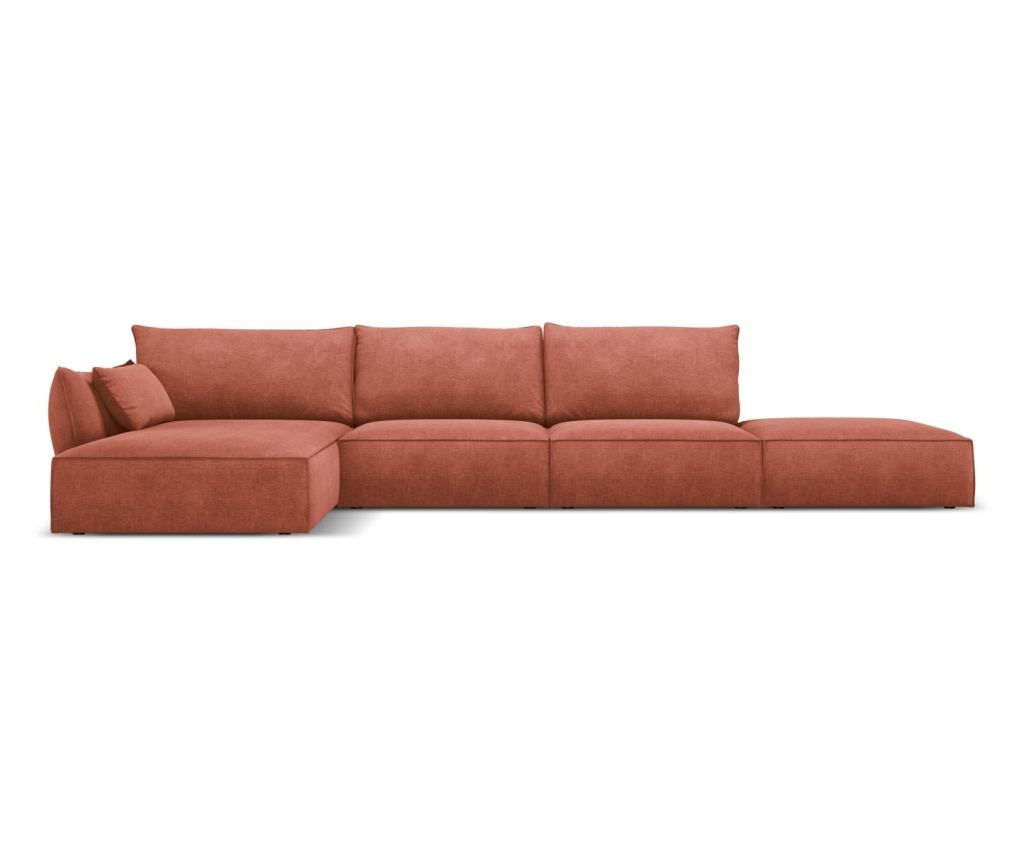 Sarokkanapé Mazzini 840211, Vanda, Terracotta, 85x171x364 cm - 2