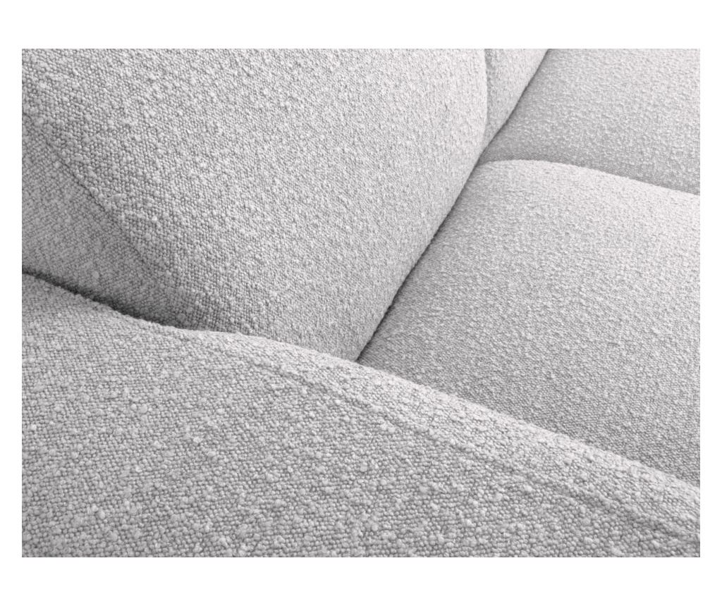 Sarokkanapé Micadoni Home 538755, Molino, Világosszürke, 75x252x252 cm - 4