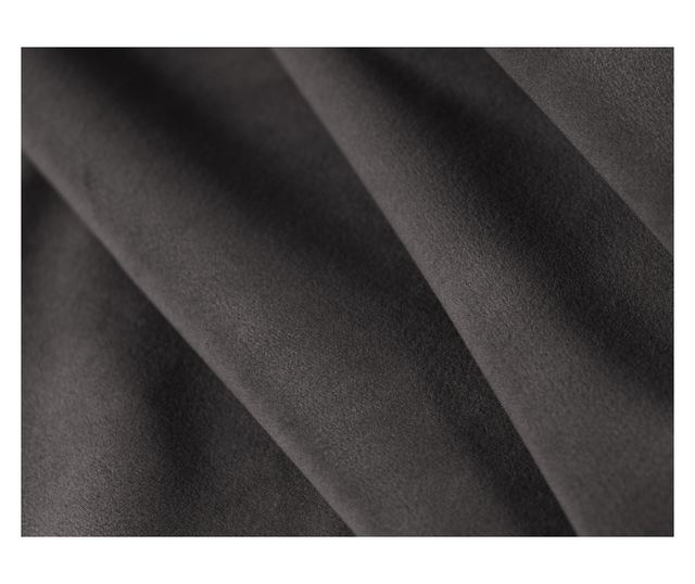 Модулен ъглов диван Milo Casa, Tropea, стоманен цвят