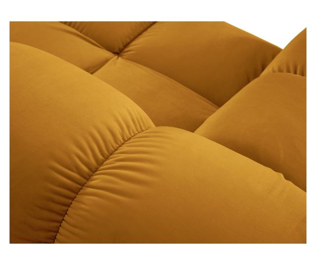 Модулен ъглов диван Milo Casa, Tropea, жълт