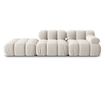 Micadoni Home Bellis Modular Corner Sofa, Light Beige