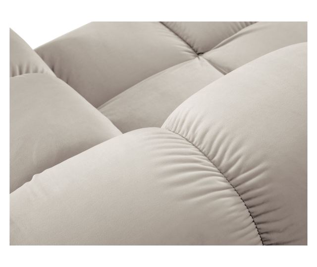 Модулен ъглов диван Milo Casa, Tropea, светлобежов