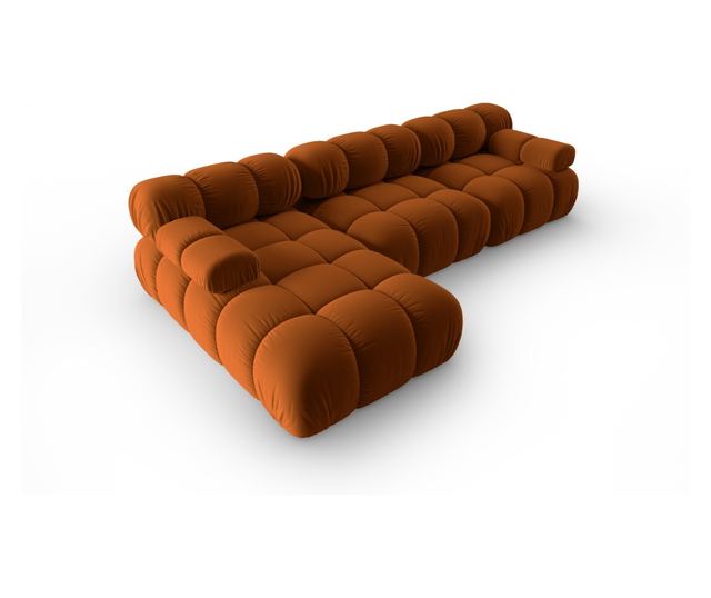 Модулен ъглов диван Milo Casa, Tropea, Теракота