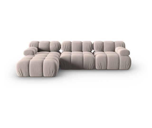 Модулен ъглов диван Milo Casa, Tropea, бежов