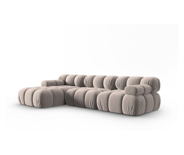 Модулен ъглов диван Milo Casa, Tropea, бежов