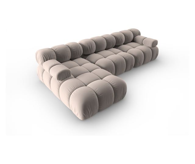 Модулен ъглов диван Milo Casa, Tropea, бежов