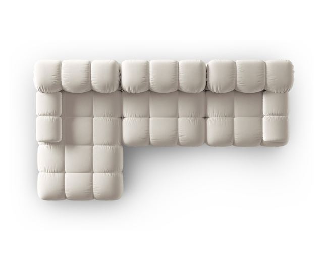 Модулен ъглов диван Milo Casa, Tropea, Светло бежов