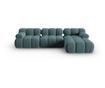 Модулен ъглов диван Milo Casa, Tropea, тюркоаз