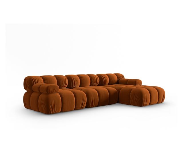Модулен ъглов диван Milo Casa, Tropea, Теракота