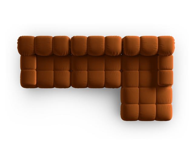 Модулен ъглов диван Milo Casa, Tropea, Теракота