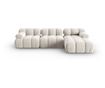 Модулен ъглов диван Milo Casa, Tropea, светлобежов