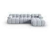 Модулен ъглов диван Milo Casa, Tropea, Светлосин