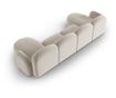 Micadoni Home Blair U-Shaped Sectional Sofa, Ecru