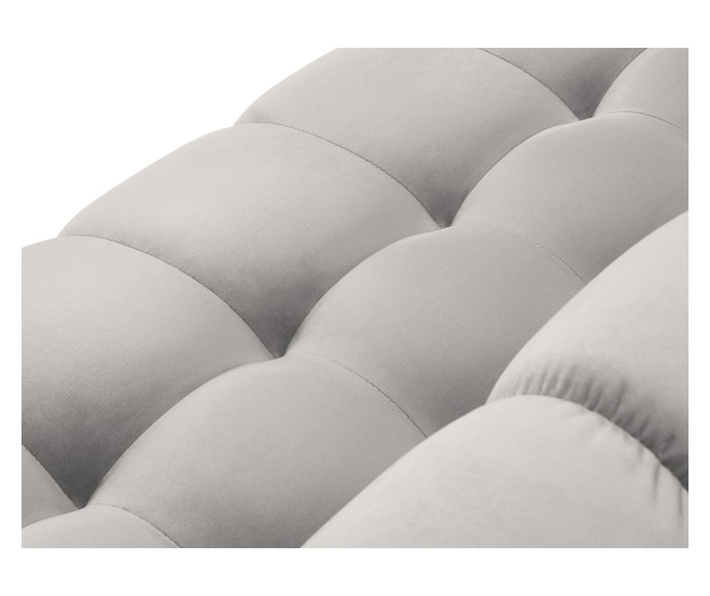 Sarokkanapé Cosmopolitan Design 620658, Bali, Ezüst, 75x185x293 cm - 7