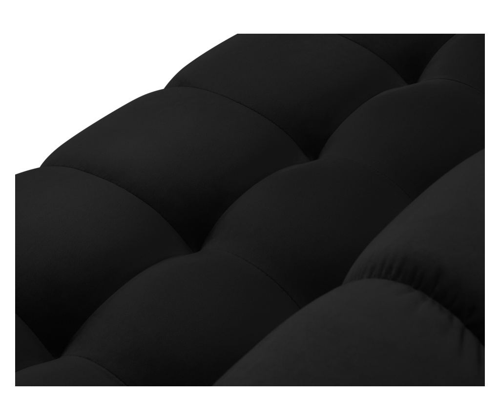 Sarokülőgarnitúra Cosmopolitan Design 620658, Bali, Fekete, 75x185x293 cm - 7