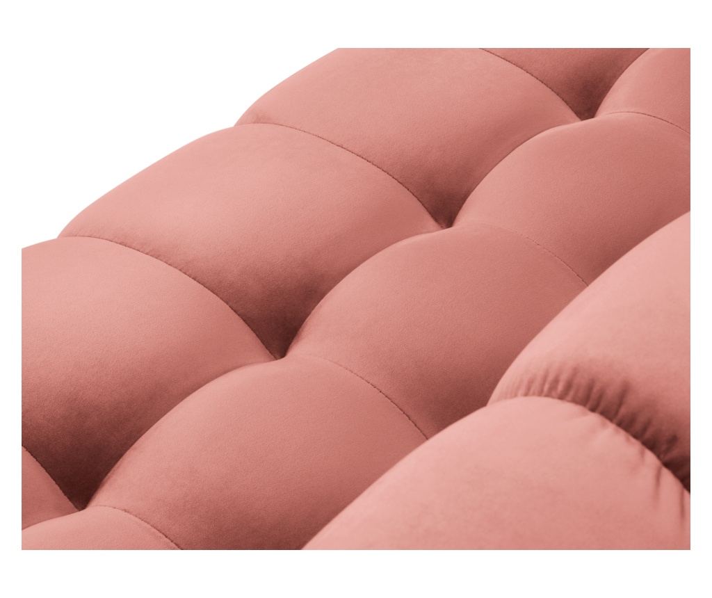 Sarokkanapé Cosmopolitan Design 620658, Bali, rózsaszín, 75x185x293 cm - 7