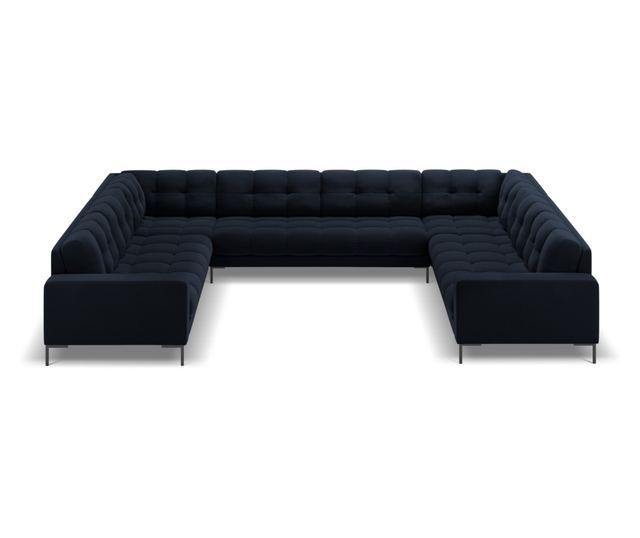 Ъглов диван Cosmopolitan Design Bali U-Shape, тъмно син