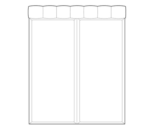 Łóżko kontynentalne Micadoni Home, Mamaia, Ciemna oliwka