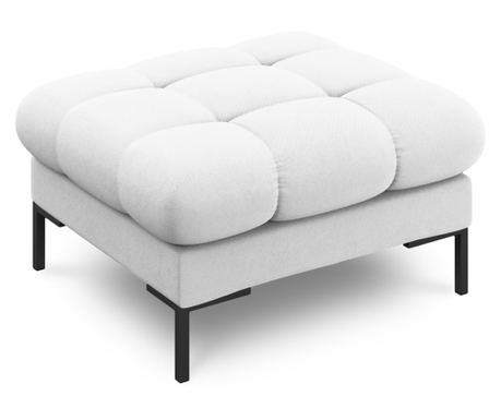 Tabure Cosmopolitan Design 620749, Bali, svijetlo siva, 41x60x60 cm