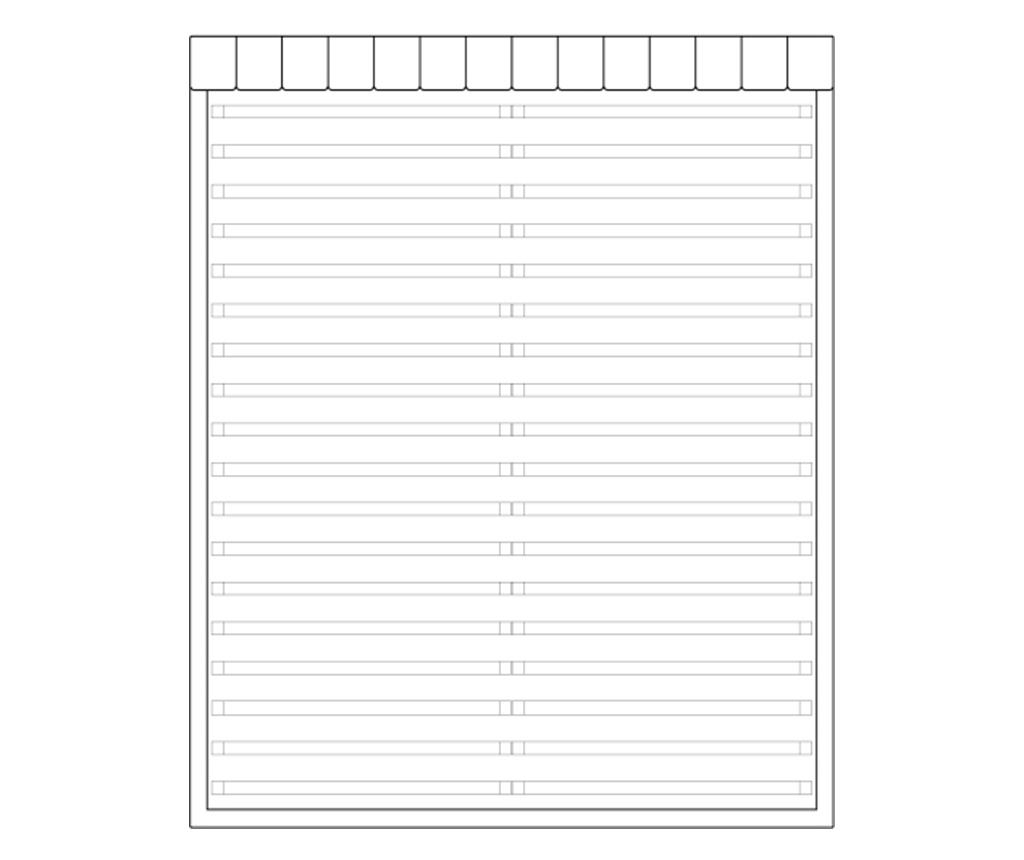 Κρεβάτι Micadoni Home 537891, Allison, Γαλάζιο, Επιφάνεια Ύπνου 160x200 εκ. - 7