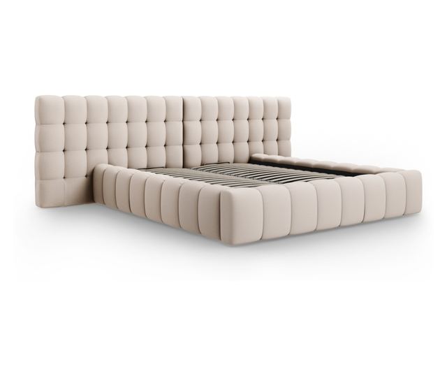 Łóżko Micadoni Home, Mamaia, Beżowe