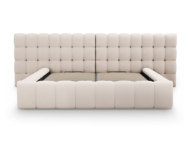 Łóżko Micadoni Home, Mamaia, Beżowe