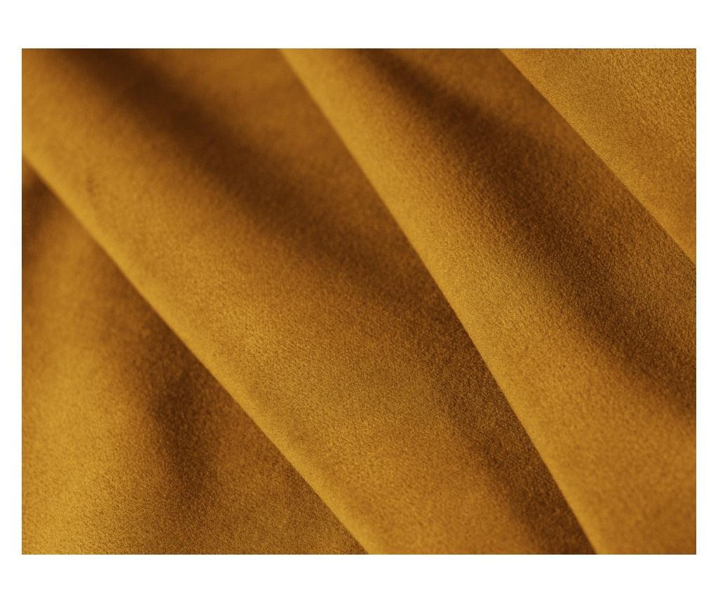 Moduláris sarokkanapé Micadoni Home 538518, Miley, sárga, 70x160x325 cm - 9