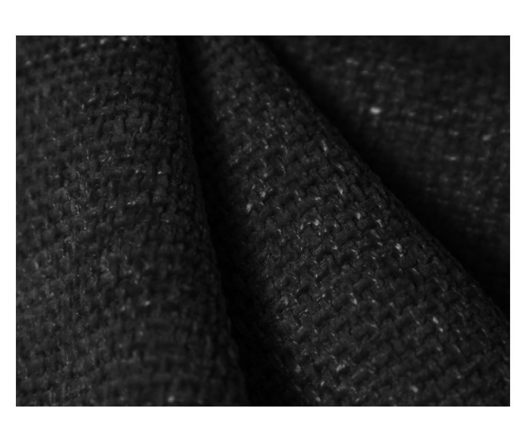 Moduláris sarokkanapé Micadoni Home 538518, Miley, Fekete, 70x160x325 cm - 5