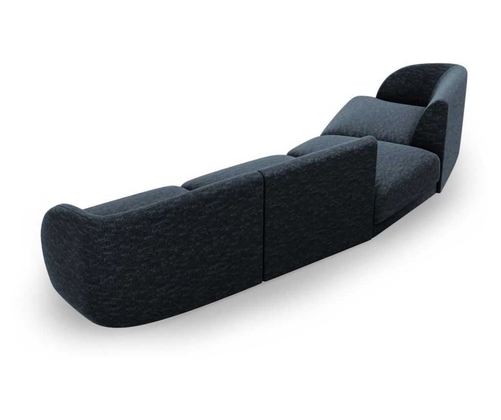 Micadoni Home Miley moduláris sarokgarnitúra, királykék - 4