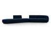 Modul sarokülőgarnitúra Micadoni Home 538578, Miley, királykék, 70x158x380 cm thumbnail 1