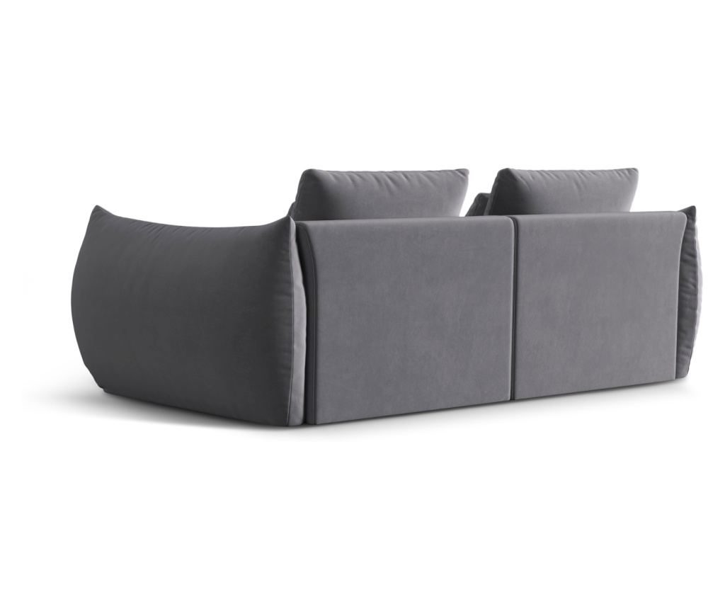 Micadoni Home Bloom sötétszürke moduláris háromszemélyes kanapé - 3