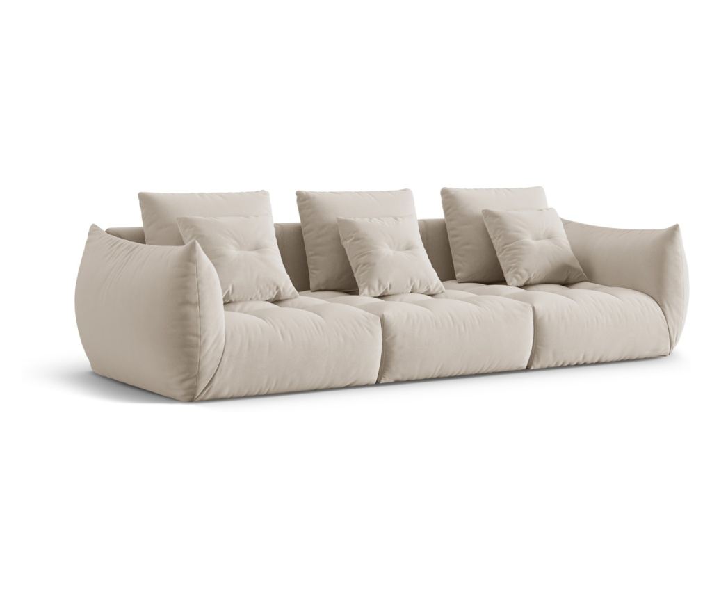 Micadoni Home Bloom Moduláris Panoráma Kanapé, Ekrü - 2