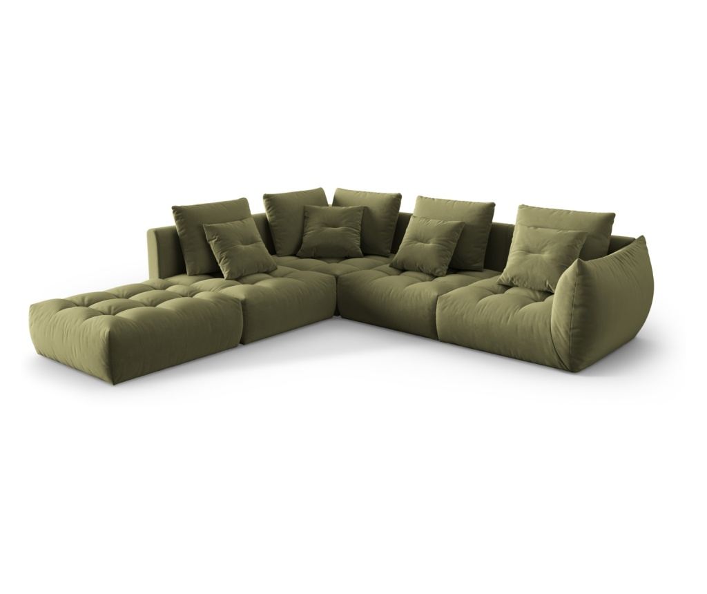 Micadoni Home Bloom világoszöld moduláris sarokgarnitúra - 2
