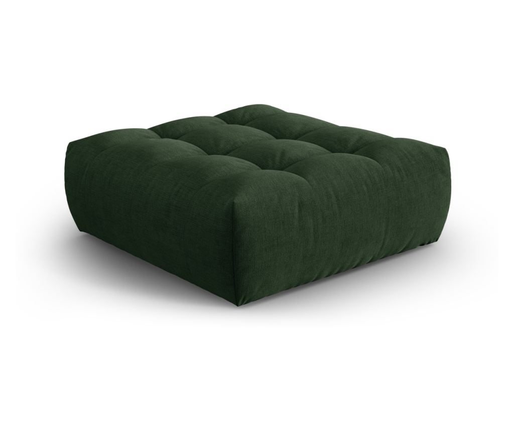 Micadoni Home 538675 Ottomán, mohazöld, 42x101x110 cm - 2