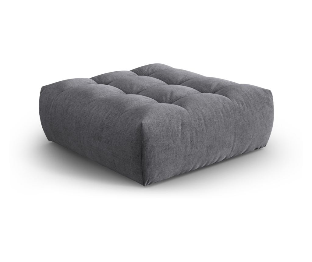 Micadoni Home 538675 Ottomán, Bloom, Szürke, 42x101x110 cm - 2
