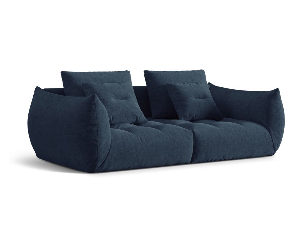 Micadoni Home Bloom sötétkék, moduláris, 3 személyes kanapé - 3