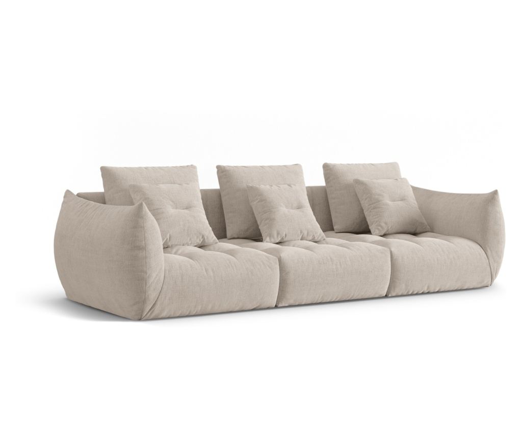 Moduláris Panoráma Kanapé Micadoni Home 538637, Bloom, Sötét Bézs, 95x106x332 cm - 2