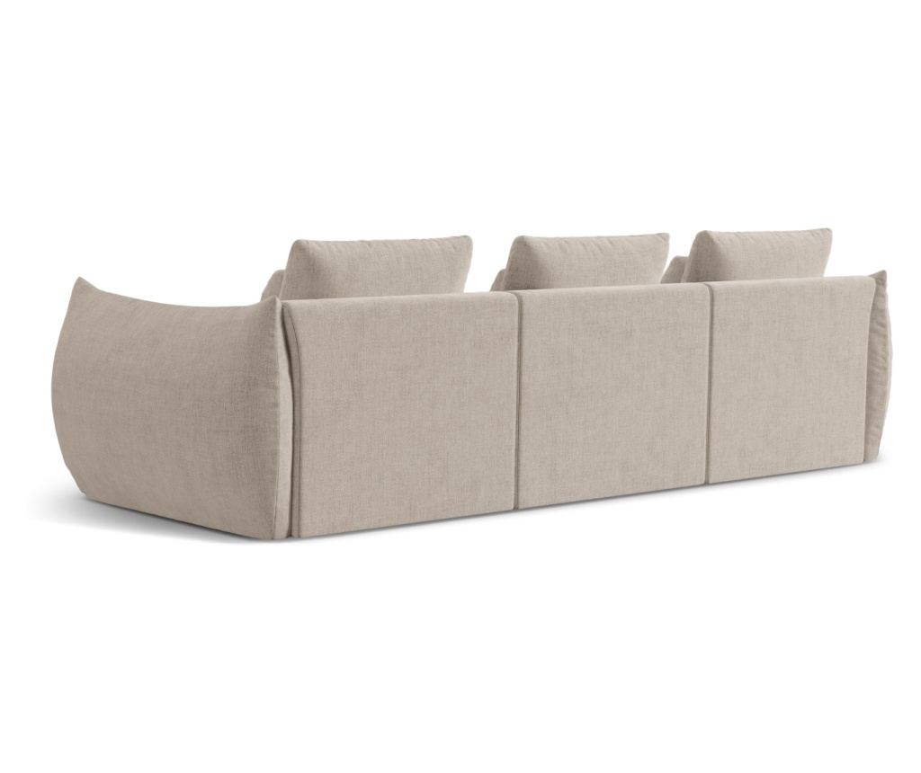 Moduláris Panoráma Kanapé Micadoni Home 538637, Bloom, Sötét Bézs, 95x106x332 cm - 3
