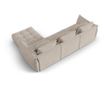 Moduláris sarokkanapé Micadoni Home 538667, Bloom, sötét bézs, 95x216x332 cm thumbnail 4