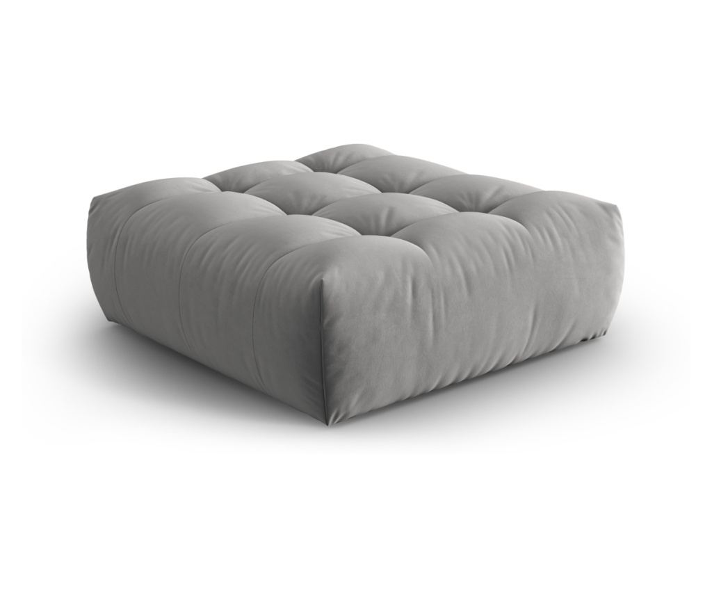 Micadoni Home 538675 Puff, Bloom, Szürke, 42x101x110 cm - 2