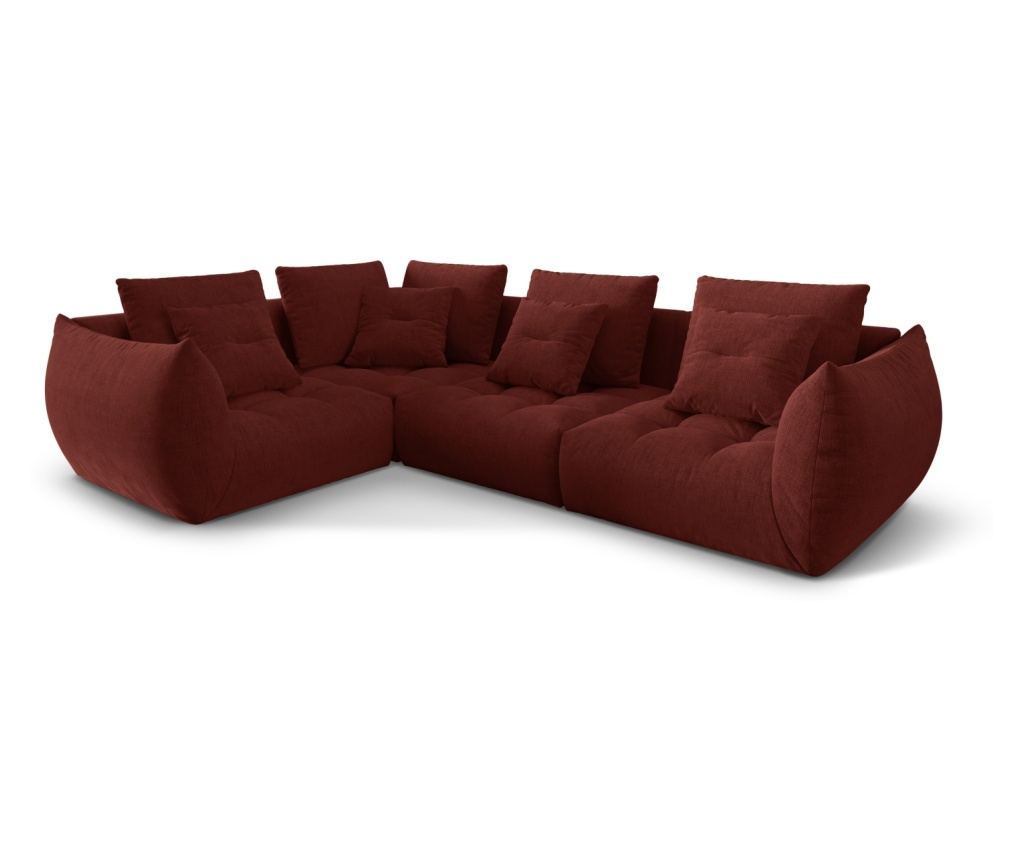 Moduláris ülőgarnitúra Micadoni Home 538653, Bloom, Piros, 95x216x316 cm - 2