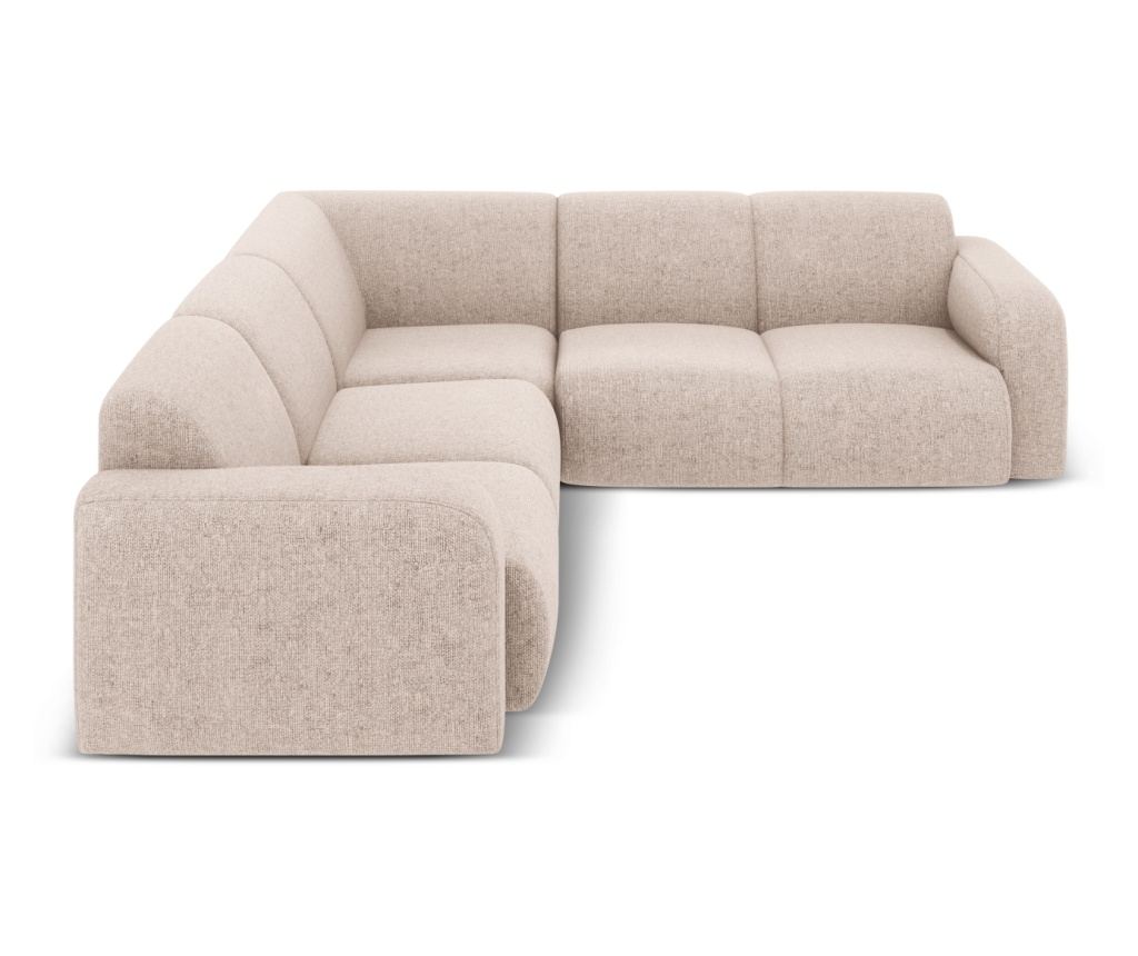 Sarokkanapé Micadoni Home 538755, Molino, bézs, 75x252x252 cm - 2