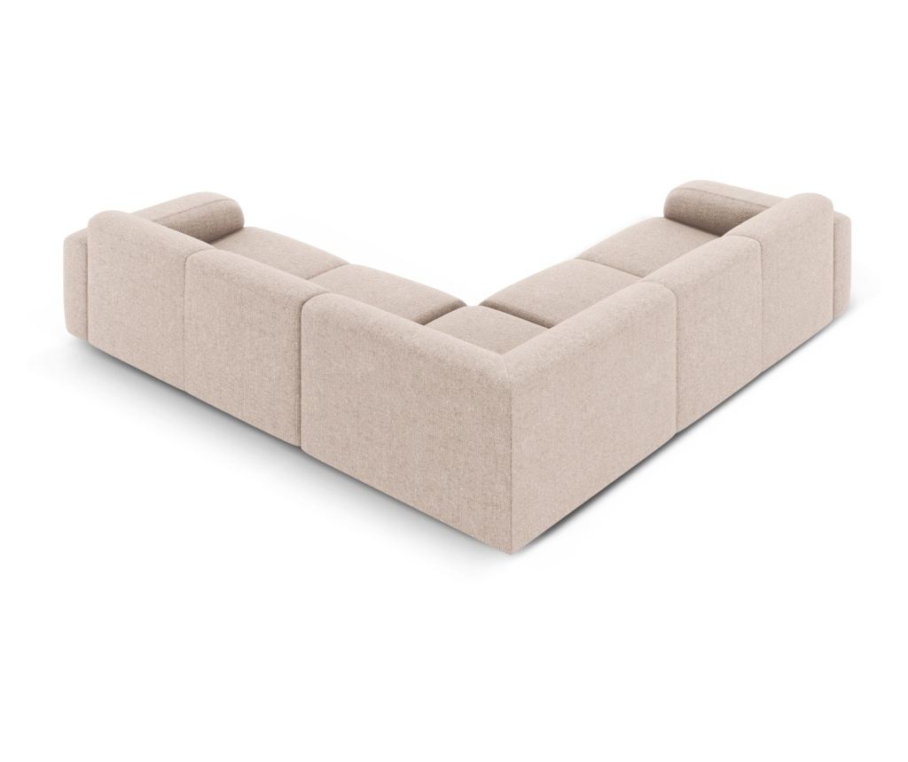 Sarokkanapé Micadoni Home 538755, Molino, bézs, 75x252x252 cm - 3